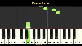 Pembe Panter Melodika Org Notaları