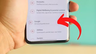 How to fix GOOGLE & DIGITAL WELLBEING alignment in the settings panel for Oneplus Smartphones screenshot 1