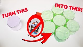 TURNING SMALL SLIMES INTO GIANT BATCHES OF SLIME WITH NO GLUE ~ Slimeatory #499.6