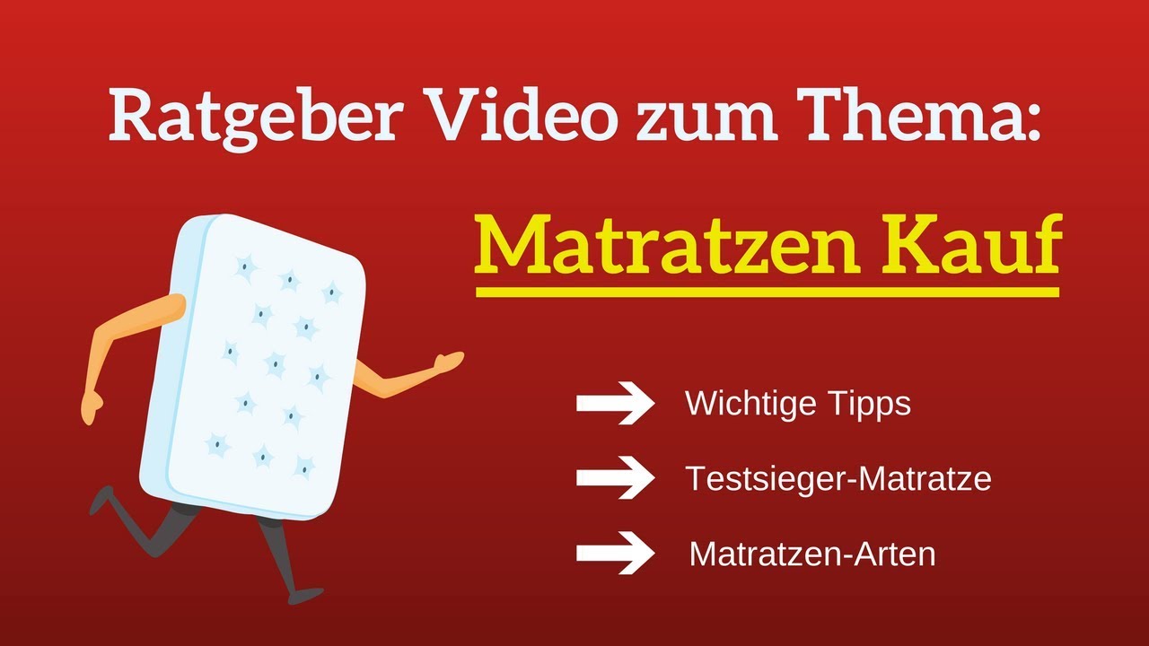 Matratze finden | Ratgeber Video + Tipps + Testsieger Bodyguard