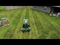 SATISFYING VIDEO | Mowing OVERGROWN Yard for FREE | ASMR | RELAXING LAWN MOWING SOUNDS