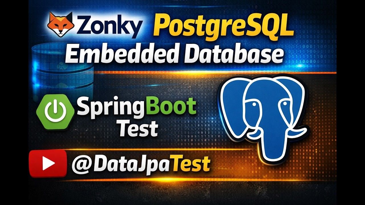 Zonky Postgresql embedded database | springboot Test | datajpatest ...