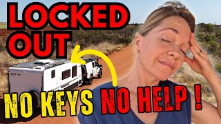 Locked out of our caravan and no idea where our keys are! What would you do? 😫
