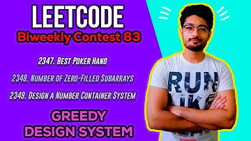 Leetcode Biweekly Contest 83 | PROBLEM : 2347 . 2348 , 2349 | LEETCODE