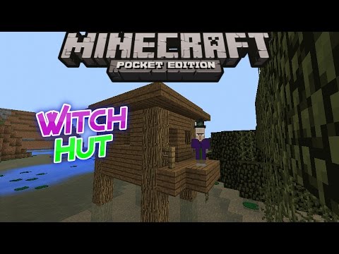 WITCH HUTS in MCPE!!! - 0.14.0 Witch Hut Structures - Minecraft PE ...