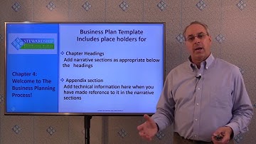 SSBA, Module 1: Plan, Chapter 4, Segment 1 of 8 Welcome to the Business Planning process