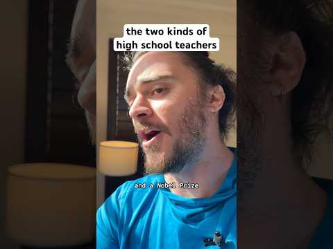 basically the two kinds of high school teachers #shorts #comedy #funny
