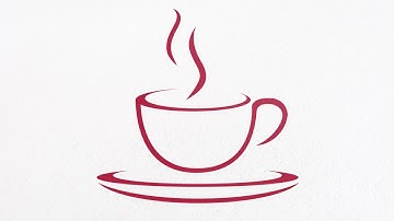 Tutorial illustrator for Beginners Simple Caffe Logo Design | No CorelDRAW X6 | X7 | Coffee Logo
