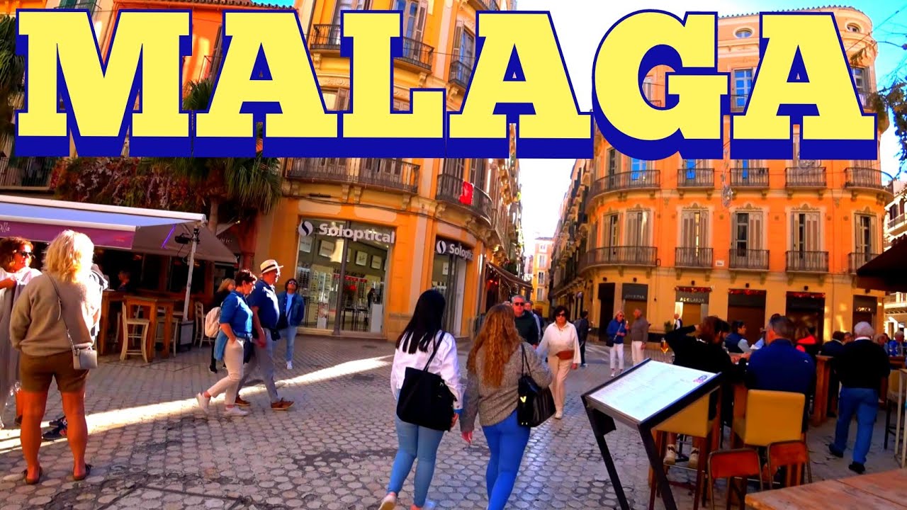 [4K] Malaga OLD TOWN 2022 / Malaga Christmas