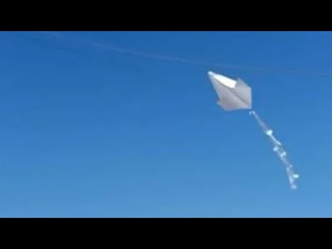 طريقه عمل الدبور بتاع زمان أو الطياره الورق فرحي بيها اولادك بكل سهوله بورقة واحده