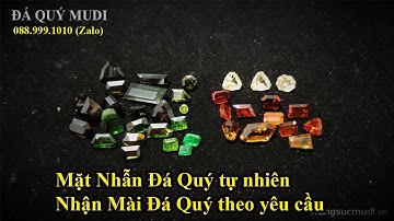 MẶT NHẪN ĐÁ QUÝ TỰ NHIÊN