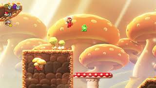 Super Mario Bros Wonder - O Sobe e Desce da Floresta Cogumelo - Game Play screenshot 3