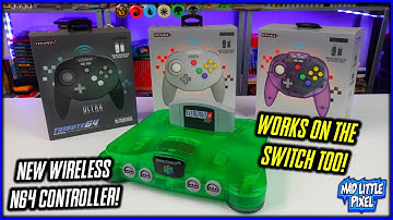 A NEW Wireless Nintendo 64 Controller With Built In Rumble! Retro-Bit Tribute64 2.4GHz REVIEW