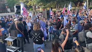 United for Israel rally, Im Israel Chai, by Mary Cummins