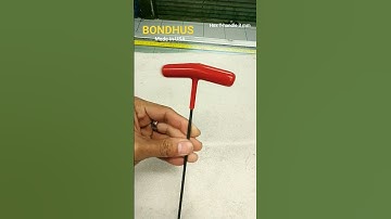 BONDHUS Hex T-Handle 3 mm original Made in USA