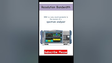 Resolution Bandwidth in Spectrum Analyzer