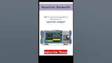 Resolution Bandwidth in Spectrum Analyzer