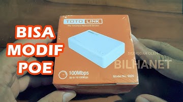 Unboxing TOTOLINK S505 Switch Hub Bisa Modif POE | 5-Port 10/100 Mbps Terbaru