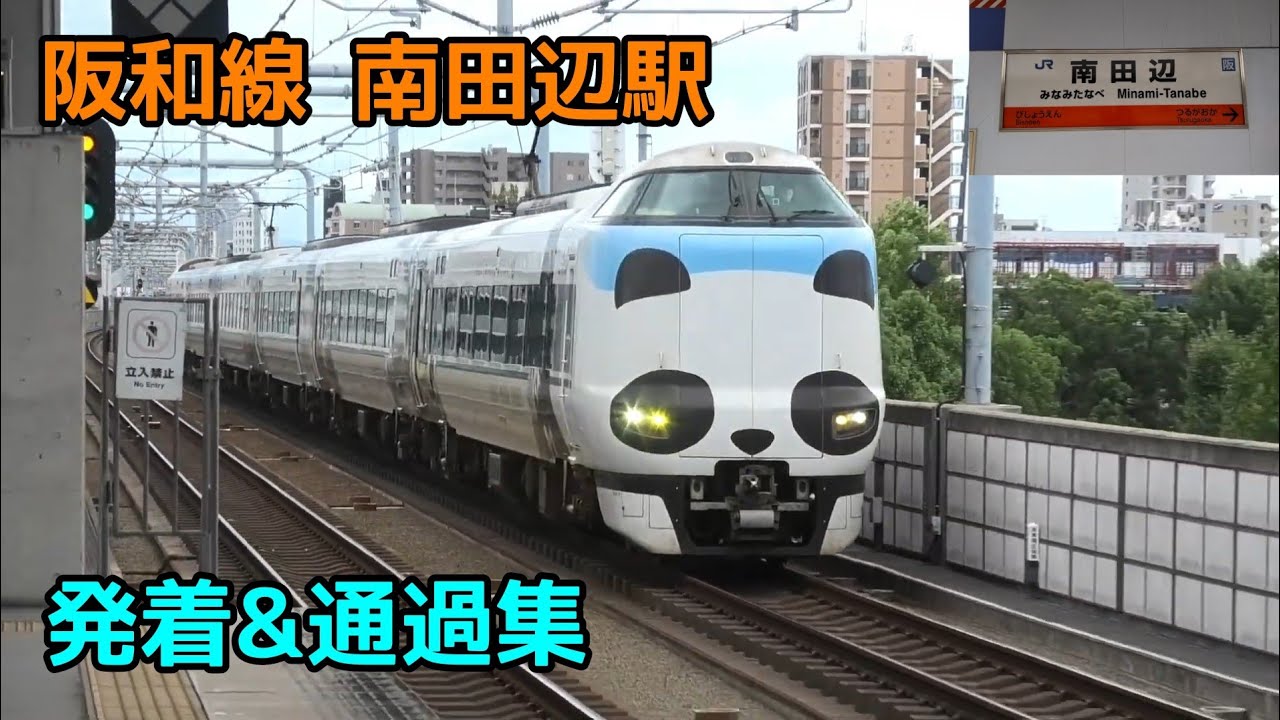 阪和線 南田辺駅 発着&通過集