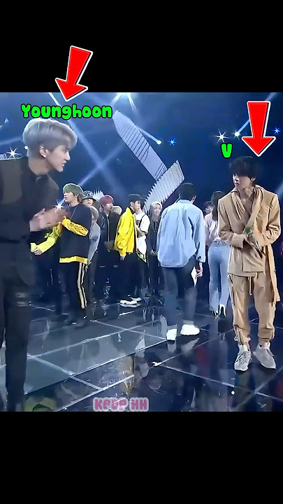 When Younghoon Was A Fanboy Of Kim Taehyung's 💜 His Reaction Is So Cute 😍 #shorts #v #younghoon