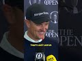 'That was probably the hardest nine holes that i'll ever play' The back nine Saturday at The Open 😬