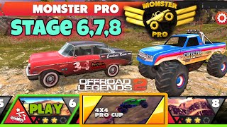 Monster pro cup stage 6 ,7, 8  OffRoad Legends 2  || OffRoad legends 2 monster pro cup trick & tips⭐ screenshot 5