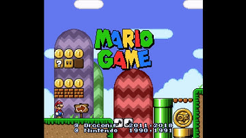 SMW Rom Hack Overworld - "Mario Game"