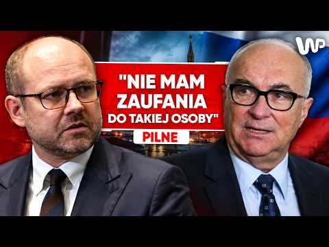 Przydacz hits out at Czarzasty. He asks about "eastern ties" and St. Petersburg