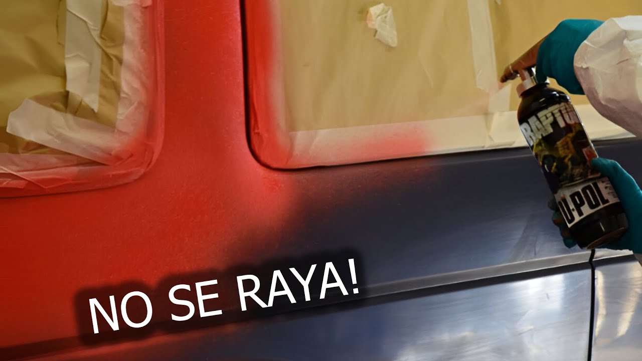 Pintura RAPTOR en mi Pajero - La pintura que NO se RAYA