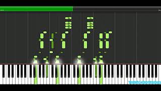 Angry Bird Theme Song-Piano Tutorial (Horror) [Synthesia] screenshot 5
