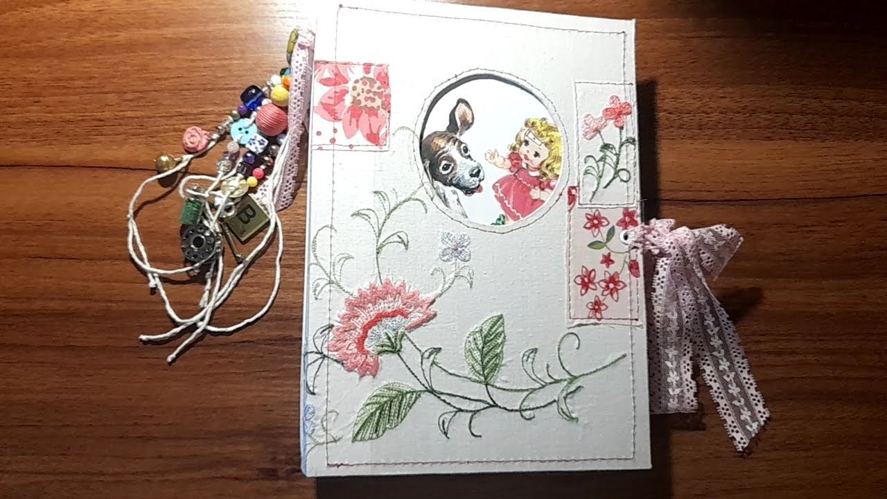 new junk journal ispirato da Johanna Clough(IN VENDITA) - YouTube