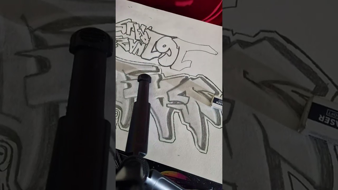 161-NAZIS RAUS #graffiti Bleistift #sketch