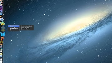 Removing docks icons in Mac OS X