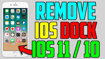 How To Remove / Hide the Dock Glitch iOS 11 / 10 - 10.3.3 For FREE (NO Jailbreak NO Computer)