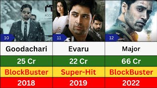 Adivi Sesh Box Office Collection | Hits and Flops | Movies List