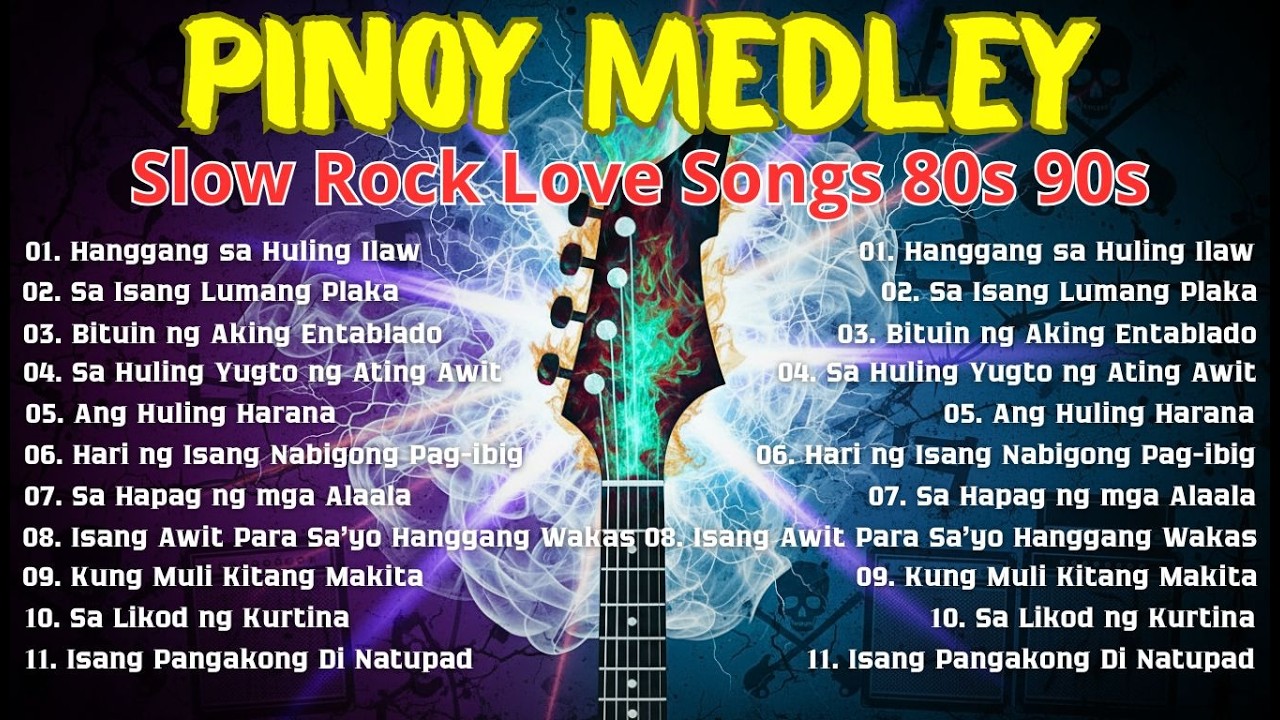 Nonstop Slow Rock Pinoy Medley 🎸 Love Songs 70s 80s 90s | Best OPM Ballads