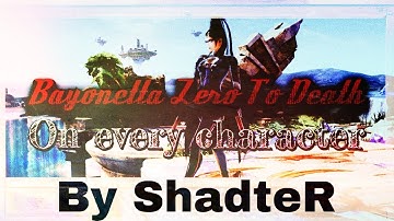 The ULTIMATE Bayonetta Combo Guide (Zero To Death Combo On Every Character)【SSBU】