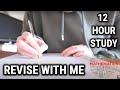 FULL DAY REVISION STUDY WITH ME | EXAM SEASON