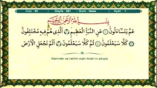 Nebe Suresi - Molla Ramazan Şimşek