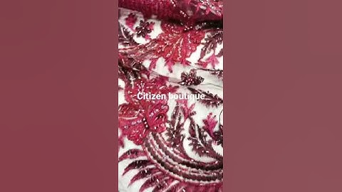 Imported Net fabric#Handwork sequence