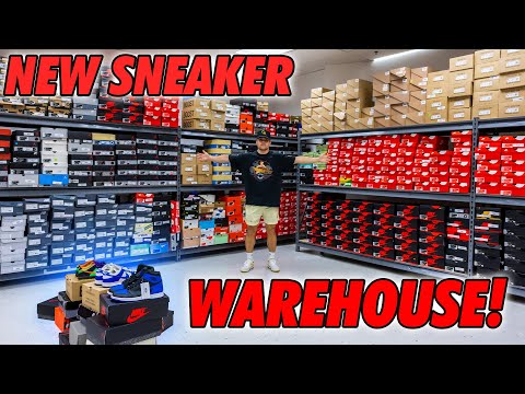 INSANE SNEAKER WAREHOUSE IN OUR NEW STORE! *Over 2,000