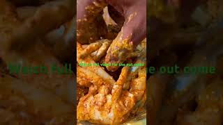 How to cook crab like a pro, full video out now, link in description#trendingshorts #viralshorts