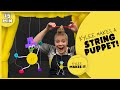 Kylee Makes a String Puppet | DIY Marionette Button Puppet | Crafts for Kids Video