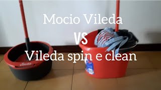 mocio vileda Vs vileda spin e clean