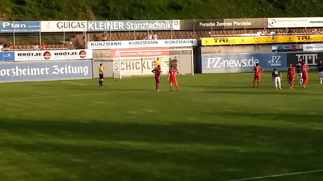 Fc Nottingen vs Tsg Backnang Oberliga Baden Württemberg Tor zum 2:0 FCN Saison 17/18
