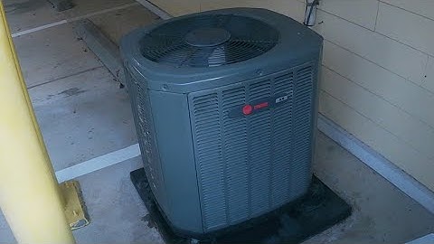 2016 Trane XR14 Heat Pump Running (Heat Mode)