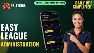Daily League Admin Tutorial | Rallykids