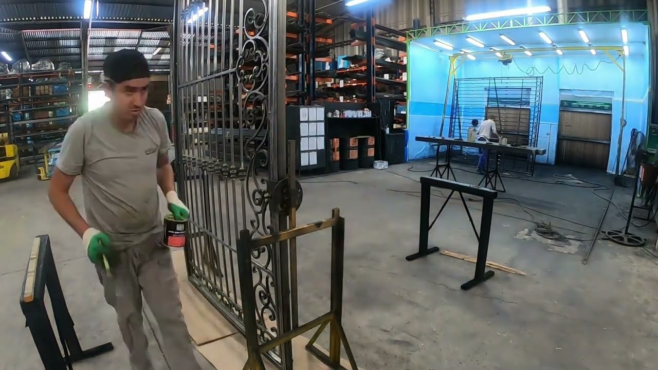 Portão em ferro forjado- Arteferro Brasil