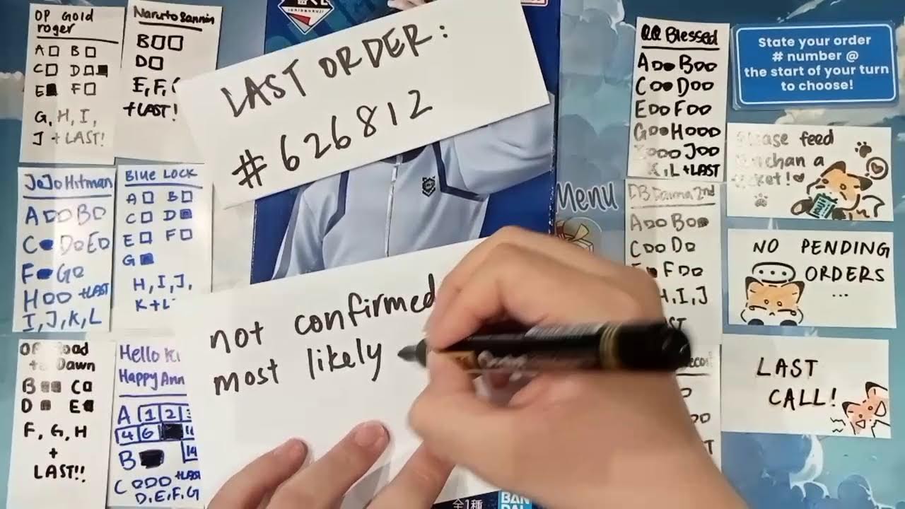 Otaku House LIVE Kuji : “TCG Soft Launch + Blue Lock, One Piece New Kuji!” (Part 3)