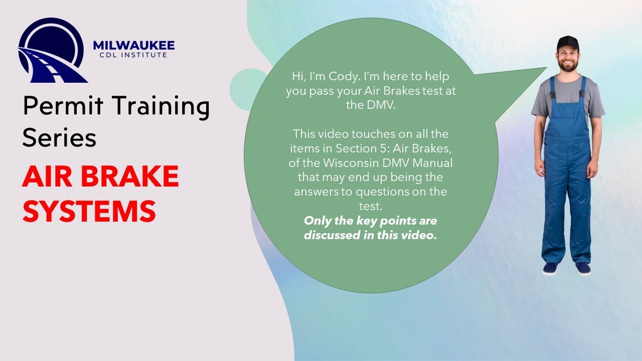 CDL Permit Training AIR BRAKES Test CLASS A CLASS B Series Part 2 OF 3